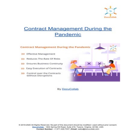 Contract Management During the Pandemic