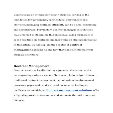 Contract Management Solutions — Spend less time on Contracts.pdf