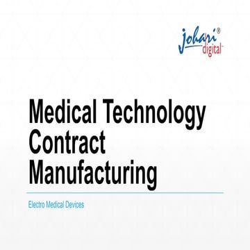 Medical Device Technology Capabilities in India