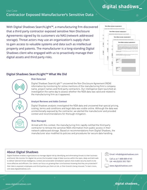 Digital Shadows Shadow Search | PDF
