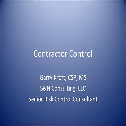 Contractor liability | PPT