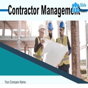Contractor Management Business Organisation Environment Implementation Perfor...