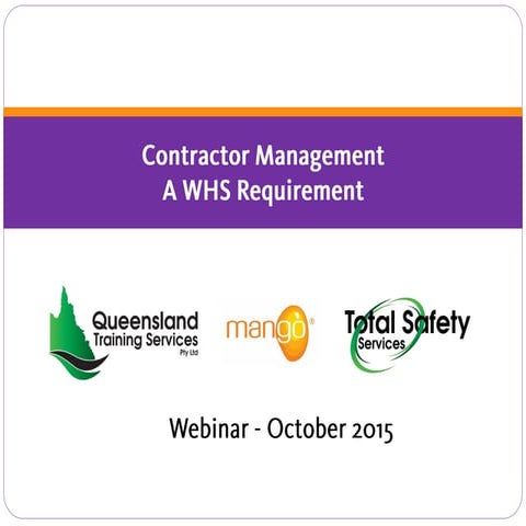 Contractor Management - How to Manage Contractor Health and Safety