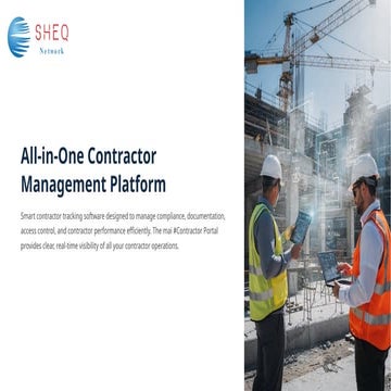 All-in-One Contractor Management and Compliance Platform | PPTX