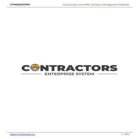 Contractors.es - Construction/HVAC Business Management Software Manual ...