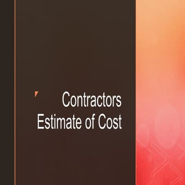 Contractors Estimate of Cost - Copy.pptx