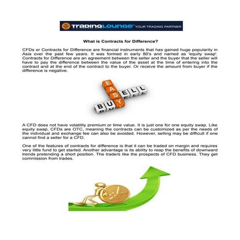 Contracts for difference