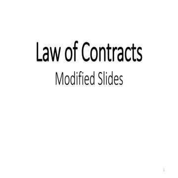 Contract short note.pptx contract law part one