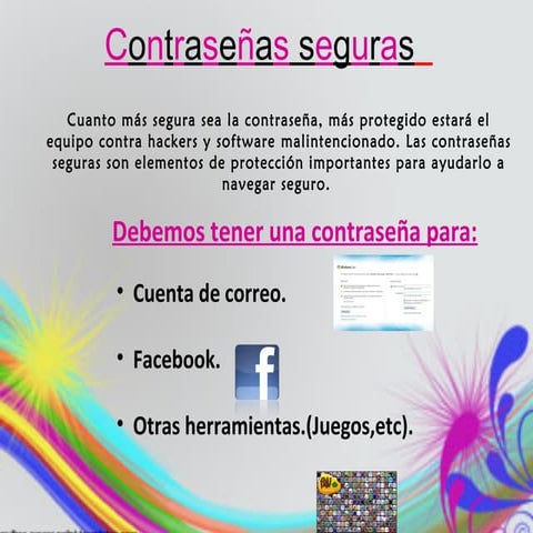 Como hacer una contraseñas seguras | PPTX