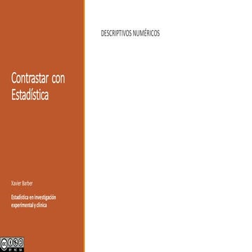 Contrastar con estadística