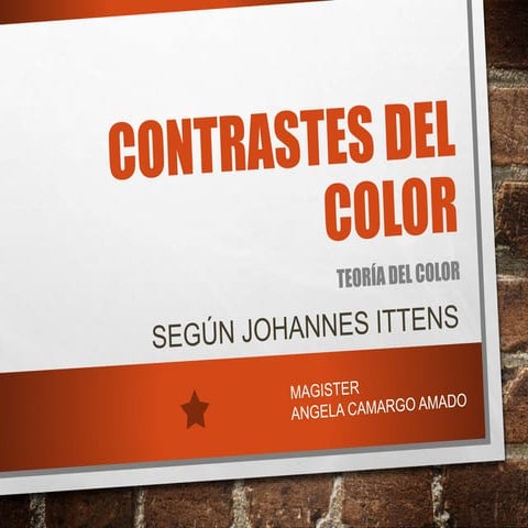 CONTRASTES DE COLOR JOAHANNES ITTENS