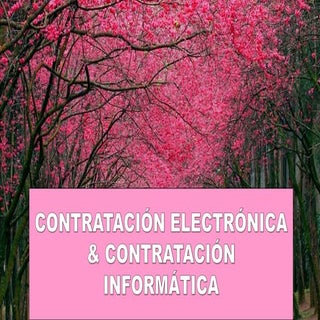 Contratación electrónica y contrata...