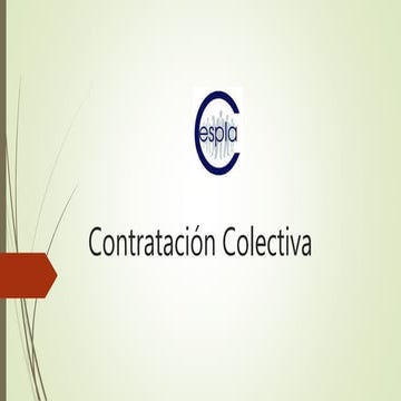 Contratacion colectiva