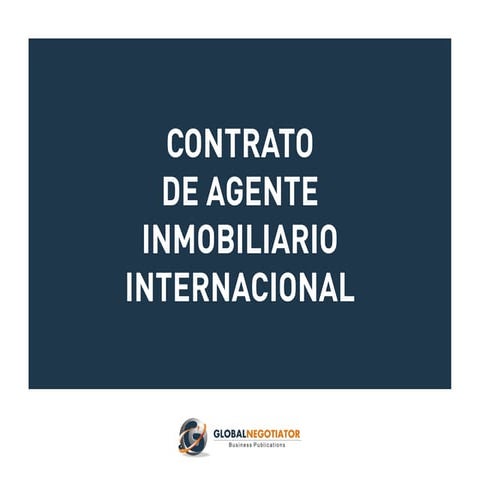 Contrato de Agente Inmobiliario Internacional