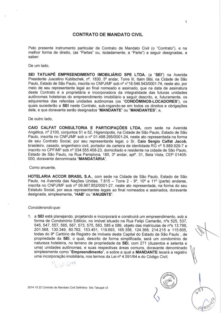 Contrato De Modelo De Mandato vrogue.co