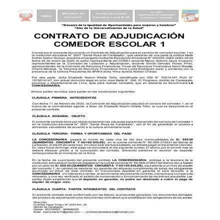 Contrato de comedor 1  2020