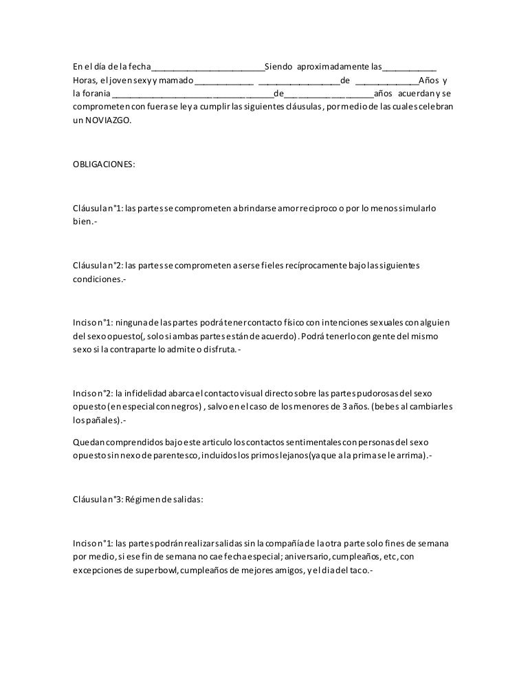 Contrato De Noviazgo<script async src=