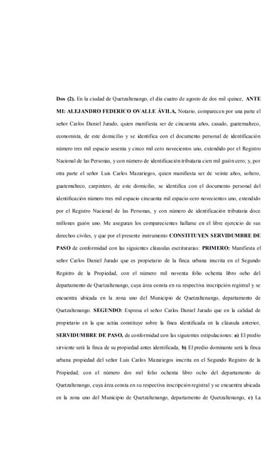 Contrato De Servidumbre De Paso contrato-de-servidumbre-de-paso