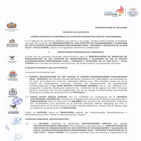 Contrato millonario entre el Gobierno y Pablo Groux