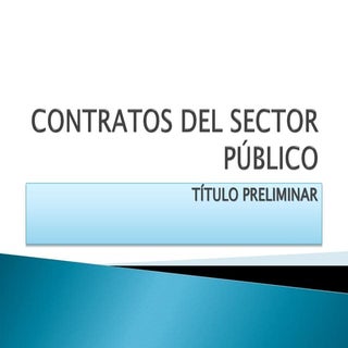 Contratos del sector público título...