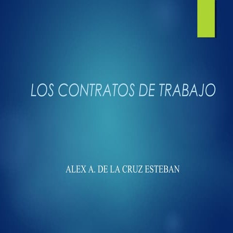 Contratos  de trabajo 2017 alex