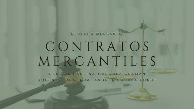 DERECHO MERCANTIL: CONTRATOS MERCANTILES.pdf