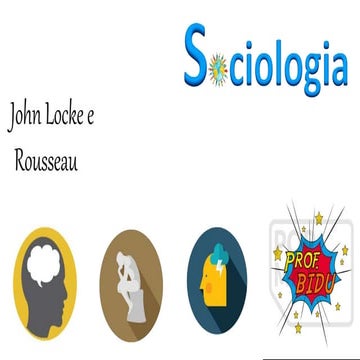 John Locke e Rousseau - Teóricos | PPTX