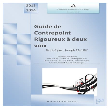 Contrepoint à deux voix 2014 de joseph fakhry novembre | PDF