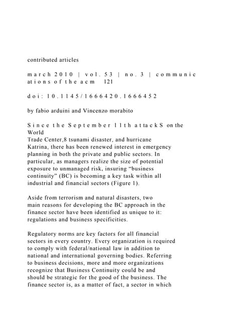 An Introduction To ICT Continuity Based On BS 25777 | PDF | IT and ...
