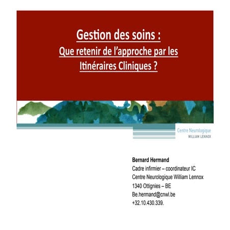 Iterop - Presentation - Health Process Management | PPTX