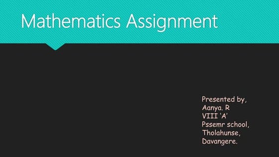 Mathematician Mathematics PPT Class 10 Art Integration Project | PPTX