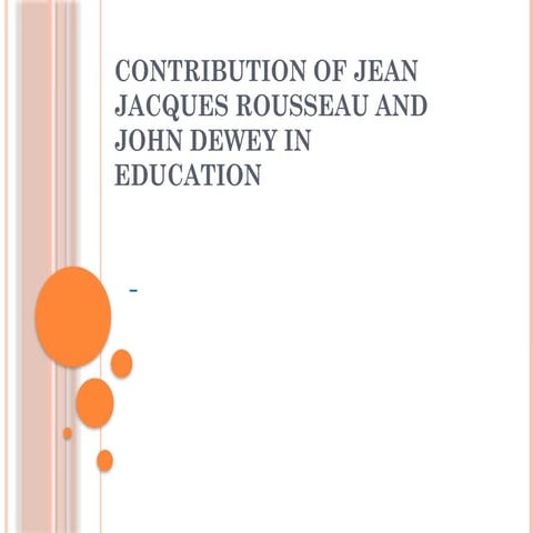 Jean jacques rousseau (1712 1778) | PPTX