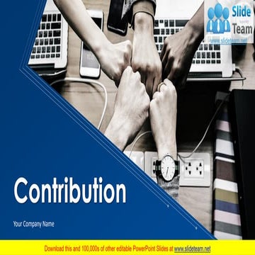 Contribution PowerPoint Presentation Slides