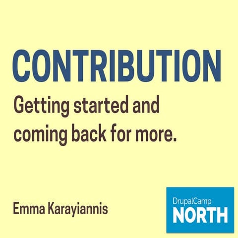 Contribution presentation sunderland