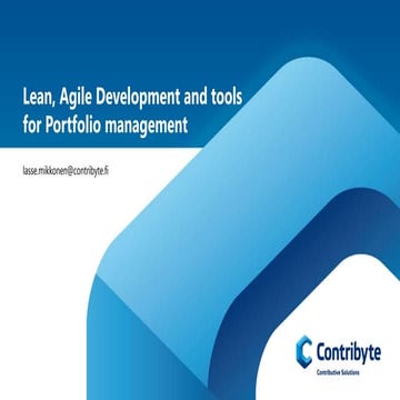 Lean Portfolio Management DevOps Helsinki 