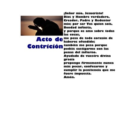 Acto de contrición | PPT