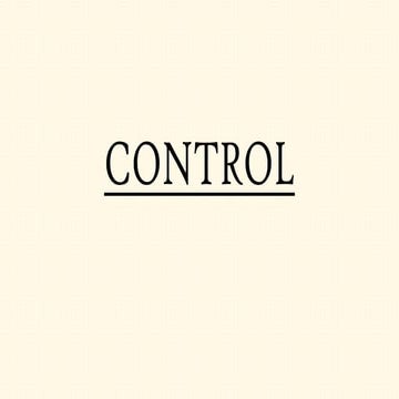 Control | PPT