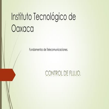 Control de-flujo