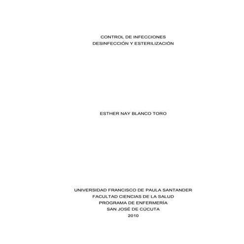 Control De Infecciones Pdf