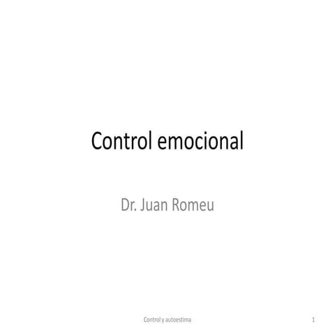 Control Emocional