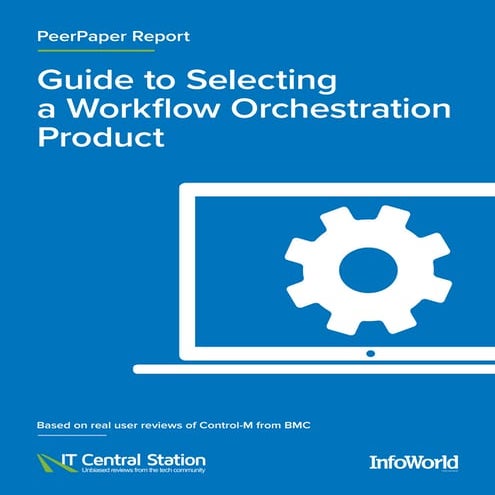 Control-M - Guide to Selecting a Workflow Orchestration Product