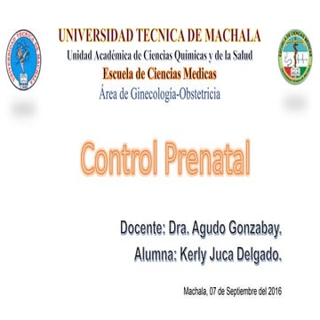Control prenatal-Ecuador