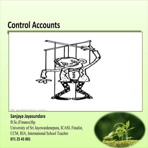 Control accounts