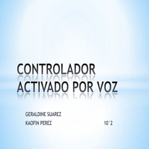Controlador activao por voz