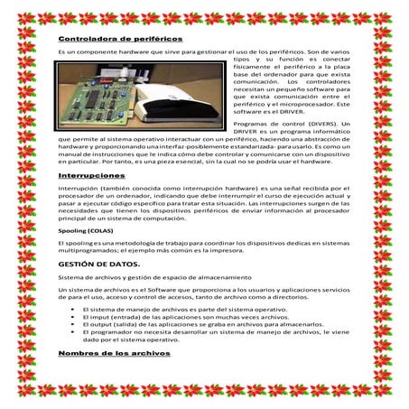 Controladoras de perifericos ana