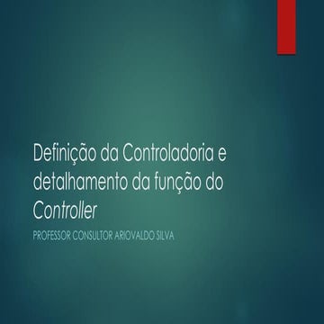 Definição Controladoria e Detalhamento da Função do Controller | PDF