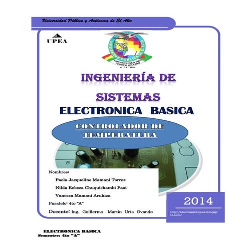 Controlador temperatura