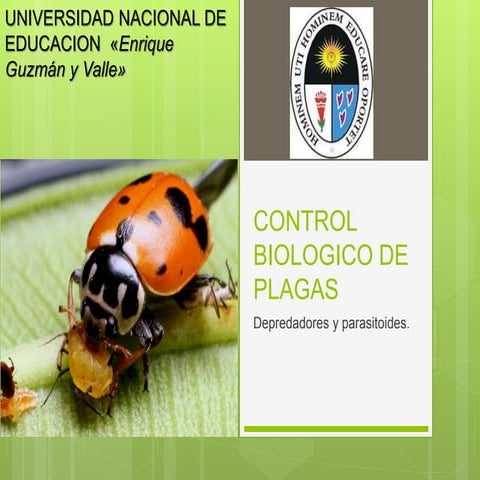 Control biologico de plagas | PPTX