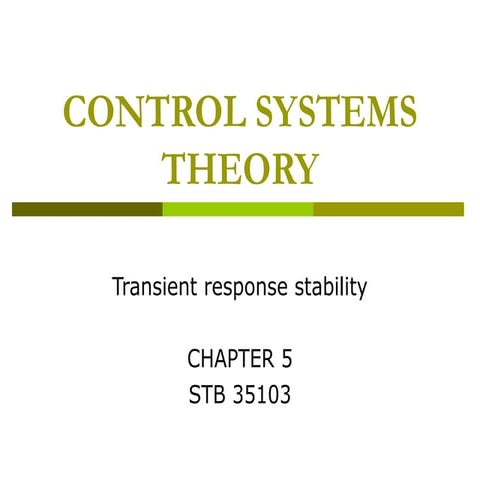 Control chap5 | PPT
