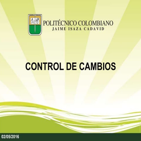 Control de cambios